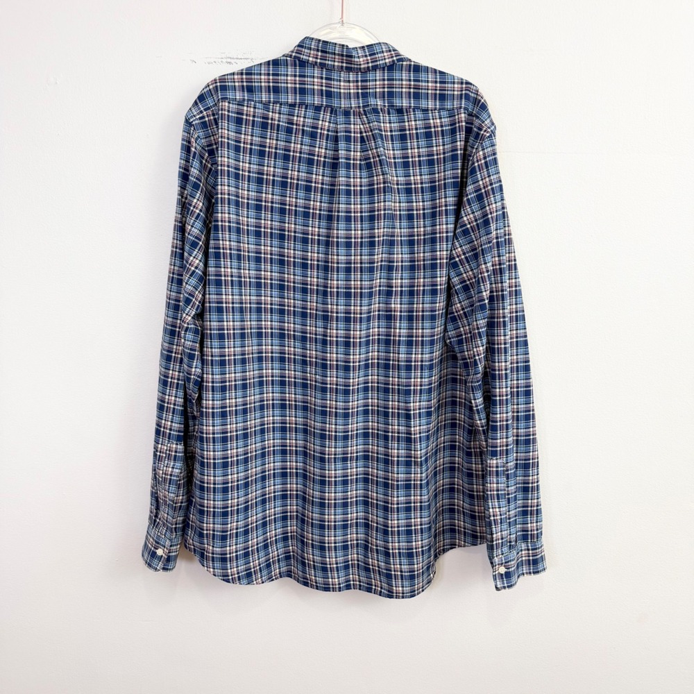 Polo Ralph Lauren Classic Fit Plaid Button Down Shirt Blue XXL - Picture 7 of 7